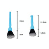 Car Details Soft Bristle Interior Brush Crevice Cleaning Brush, Style: Short Black Handle