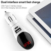 Multifunctional Formaldehyde Removal Air Purifier QC3.0 Car Phone Charger Display Screen (White)