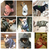 IDEPET Fleece Hooded Dog Sweater, Blue, L