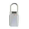 Wall Mounted Key Safe Box - 4 Digit Combination - Silver