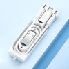 5 in 1 60W Multifunctional Fast Charging Data Cable Storage Box(White)