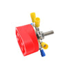 CP-4102 5/16 inch M8 RV Yacht 8-way Terminal Stud with 2pcs M5x20 Screws + Terminals(Black + Red)