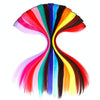 10 PCS Chemical Fiber Wig One-Step Gradient Color Single Card Wig, Stretched Length:24inches(38#)