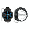 LC11 1.28 inch TFT Screen Outdoor Sports Smart Watch, IP68 Waterproof Support Heart Rate & Blood Pressure Monitoring (Gold)
