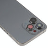 iPhone 13 Pro Back Cover Replacement (Black) with Wireless Charging