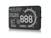 5.5" OBD2 HUD Head Up Display Car Speedometer - Colour LED Projector