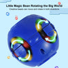 3 PCS Round Finger Magic Bean Cube Toy Children Intelligence Fingertip Spinning Top, Random Color Delivery