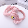 Cartoon Little Duck Ears Moving Winter Warm Earmuffs Press Airbag Earmuffs Cute Ear Warmer for Children, Size: One Size(Gray)