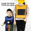 Children Dodgeball Vest For Parent-child Outdoor Games With 5 Balls, Specification: Large (Blue)