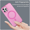 For iPhone 12 Pro MagSafe Frosted Translucent TPU + PC Full Coverage Phone Case(Pink)