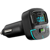 Car Bluetooth MP3 Player Ambient Light Charger(Black)
