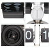 Balance Shaped Metal Auto Flip Down Clock Desktop Decorative Clock with Single Holder