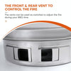 Home Multifunctional Adjustable Fire Barbecue Grill, Size: S (Grill Pan)