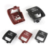 Car Rear Child ISOFIX Switch Seat Safety Cover 2059200513 for Mercedes-Benz W205 2015-2021, Left Driving (Red)