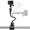 Flexible Arm Desktop Rod Action Camera Phone Holder Stand(Black)