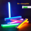 32cm Handheld Light Stick Ambient Light Rechargeable Emergency Light Tube Live Fill Light(Purple Light)