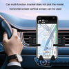 Car Multifunctional Mobile Phone Holder Rear Headrest Storage Hook(Black)