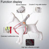 Reflective Dog Harness with Leash (Red, M) - Breathable & Safe