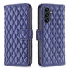 For Samsung Galaxy A56 5G Diamond Lattice Wallet Flip Leather Phone Case(Blue)
