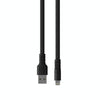 WK WDC-066i 2.1A 8 Pin Flushing Charging Data Cable, Length: 2m(Black)