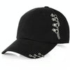 Personality Chain Hoop Baseball Cap(Black)