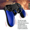 2 PCS Bluetooth Wireless Gamepad Touch Screen With Light Audio Dual Vibration Controller For PS4(Black)