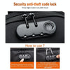 OZUKO 9223 Anti-theft Men Chest Bag Waterproof Crossbody Bag with External USB Charging Port, Style:Large Size(Red)
