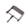 5pcs IP Plated Stainless Steel Pin Buckle Watch Accessories, Color: Rose Gold 22mm