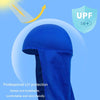 Outdoor Riding Long Tail Cap Breathable Sweat Absorbent Shading Workplace Safety Dustproof Shawl Cap, Size: Free Code(Black)