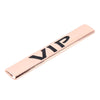 Auto VIP Sticker  VIP Label Car Stickers 3D Metal Fashion VIP Logo Car Stickers,Size:9.5*1.5cm(Champagne Gold)