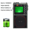 HanRongda HRD-787 High Performance Full Band Portable Bluetooth Card SOS Warning LED Lighting Radio(Green)