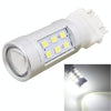 2 PCS T25 4.2W 630LM White Light Dual Wires 21 LED 2835 SMD Car Brake Light Daytime Running Light Bulb,  DC 12V