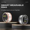 R18 SIZE 11 Smart Ring, Support Heart Rate / Blood Oxygen / Sleep / Multiple Sports Modes(Gold)
