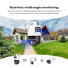 SriHome SH048 Dual Lens 2MP Colour Night Vision Security Camera, EU Plug