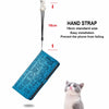 For Alcatel 1S 2021 Lovely Cat and Dog Embossing Pattern Horizontal Flip Leather Case , with Holder & Card Slots & Wallet & Cartoon Clasp & Lanyard(Blue)