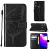 For Alcatel 1L 2021 Embossed Butterfly Leather Phone Case(Black)