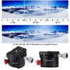 PULUZ Aluminum Alloy Panoramic Indexing Rotator Ball Head with Quick Release Plate for Camera Tripod Head