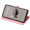 For ASUS Zenfone 10 Cat and Dog Embossed Leather Phone Case(Pink)