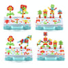 Children Screw-Tightening Electric Drill Toy Manual Assembly Toolbox, Style: 2D Plane + Manual Drill (188 PCS)