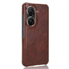 For ASUS Zenfone 9 Litchi Texture Back Cover Phone Case (Brown)
