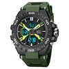 STRYVE S8026 Sports Colorful Night Light Electronic Waterproof Watch Multifunctional Student Watch(Army Green)