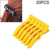 20 PCS Professional Alligator Shape Hair Clip Women Plastic Bobby Pin Hairpins Bow Headband Girls Styling Tools(10 Pcs Yellow)