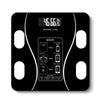 Household Smart Body Fat Electronic Weighing Scale, USB Charging Version(Black)