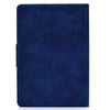 For Kindle Paperwhite 4 / 3 / 2 / 1 Cowhide Texture Horizontal Flip Leather Case with Holder & Card Slots & Sleep / Wake-up Function(Blue)