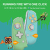 For Switch Joycon With Colorful Light Left And Right Handle(Black)