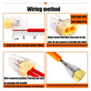 10 PCS  VSE-102A Wire Connector Terminal 1-2.5 Square Hard Wire Terminal