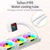 COOLMOON Glacier360 Computer Host Integrated ARGB CPU Water Cooler, Color: Black