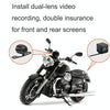 3-inch HD One-key Capture Dual-lens Motorcycle Waterproof Driving Recorder(Black)