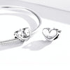 S925 Sterling Silver Kitten Puppy Heart-shaped Beads DIY Bracelet Necklace Accessories