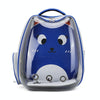 Cat Bubble Backpack, Blue, Transparent Carrier, Breathable, Portable